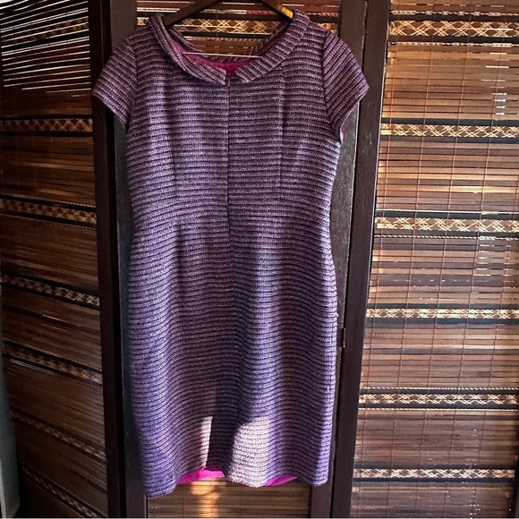 Boden Pink Tweed Dress size 10L - Picture 2 of 3
